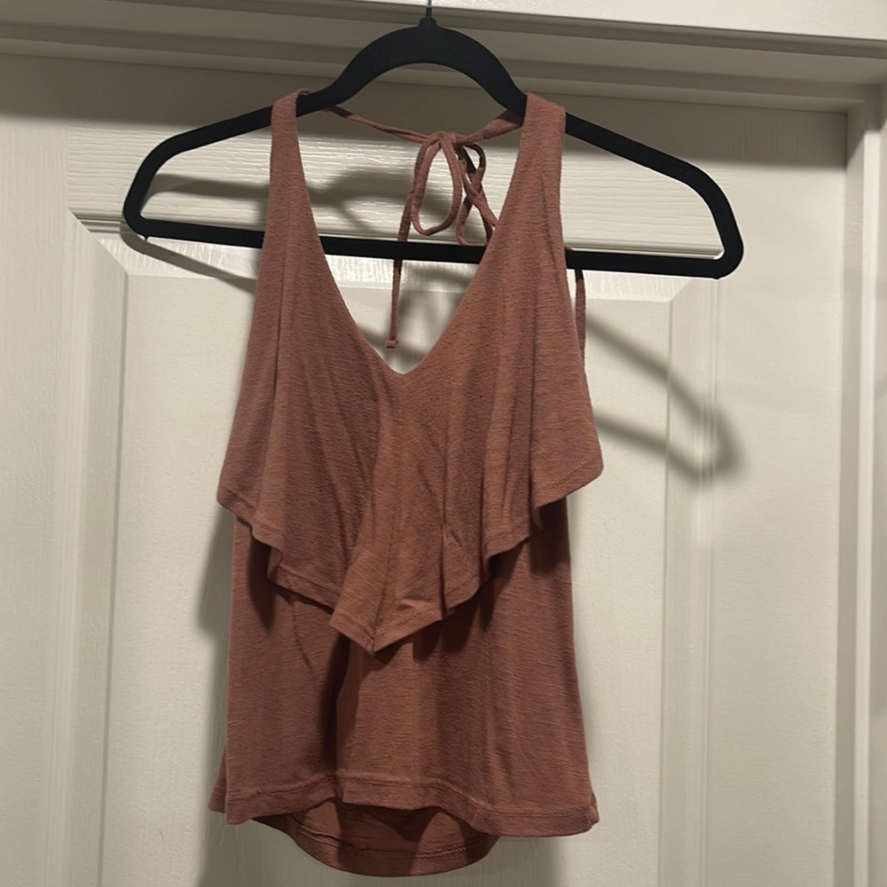 White crow halter top